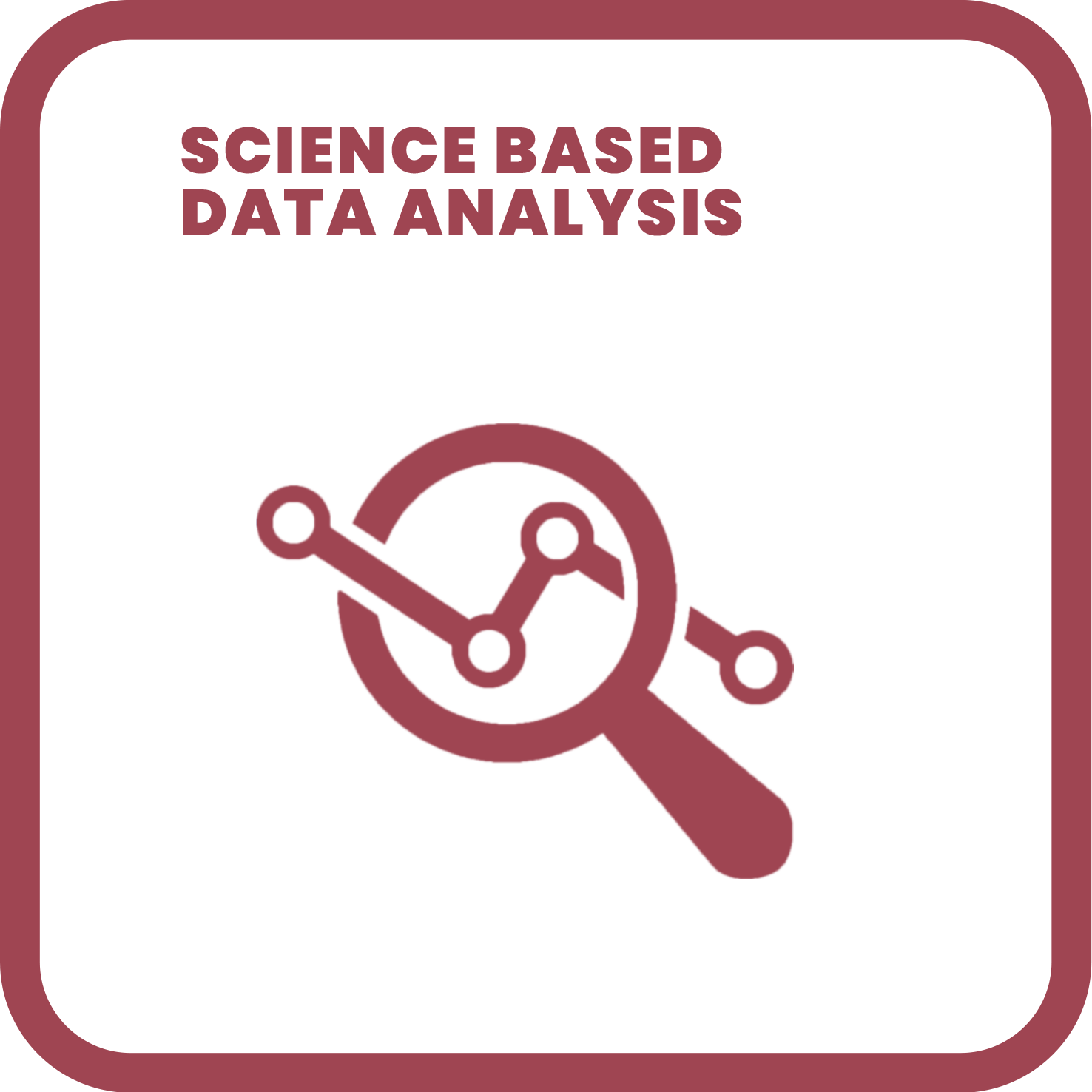 science based data analysis