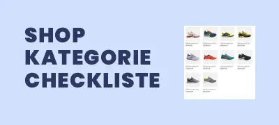 Shop Kategorie SEO-Checkliste